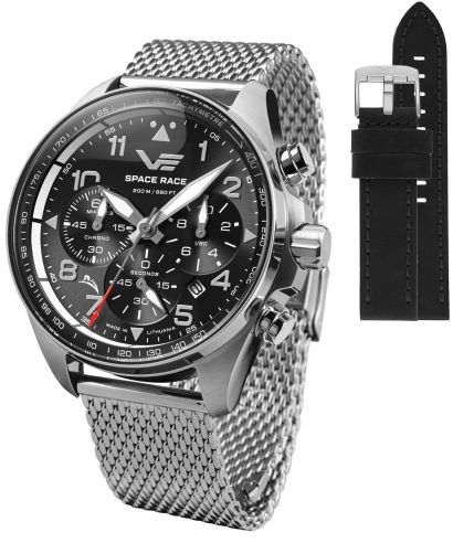 Часовник Мъжки Vostok Europe Space Race Chrono Limited Edition + каишка Vostok