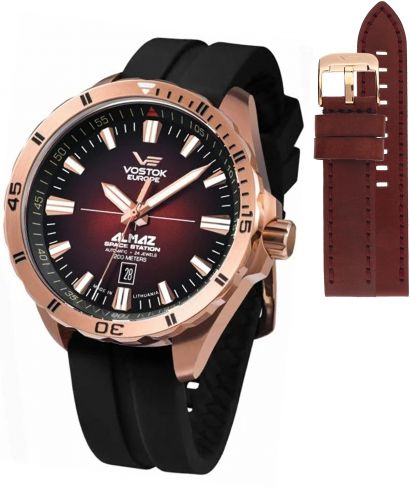 Часовник Мъжки Vostok Europe Almaz Space Station Limited Edition + каишка Vostok