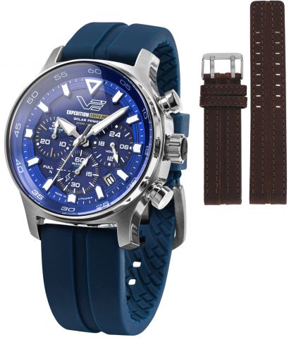 Часовник Мъжки Vostok Europe Expedition South Pole Solar Chronograph SET + каишка Vostok