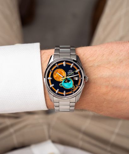 Часовник Мъжки Orient Stretto Sun & Moon Automatic