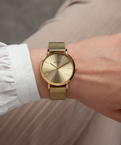Часовник Дамски BOWA New York Petite Full Gold Mesh 34