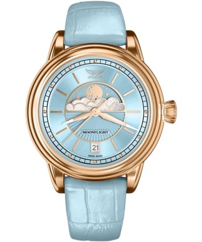 Часовник Дамски Aviator Moonflight Ice Blue Limited Edition