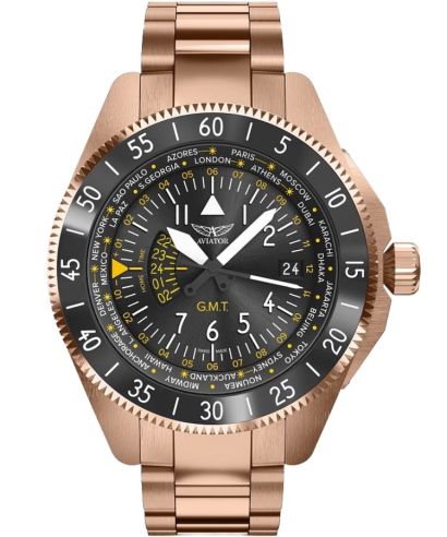 Часовник Мъжки Aviator Airacobra GMT