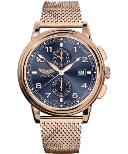 Часовник Мъжки Aviator Douglas DC-3 Chronograph Limited Edition