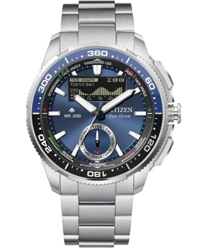 Часовник Мъжки Citizen Promaster Marine Wave Tracker Eco-Drive Chronograph