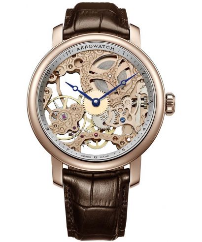 Часовник Мъжки Aerowatch Renaissance Big Mechanical Skeleton