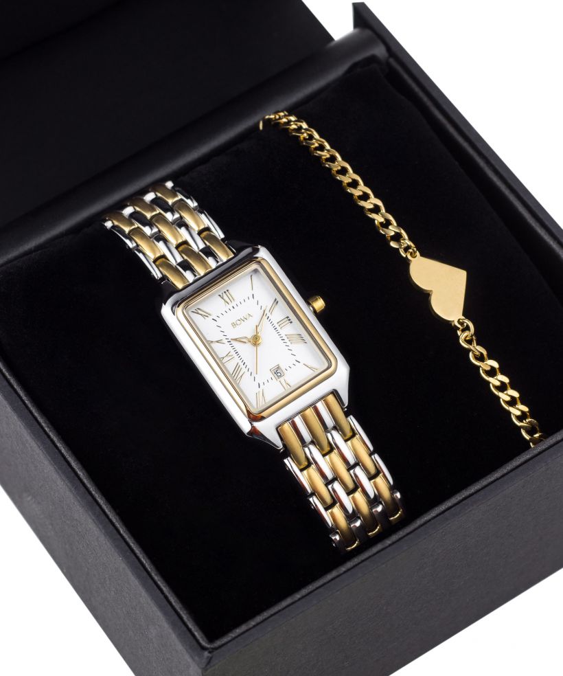 Часовник Дамски BOWA Barcelona White Silver-Gold Steel 23 Gift Set