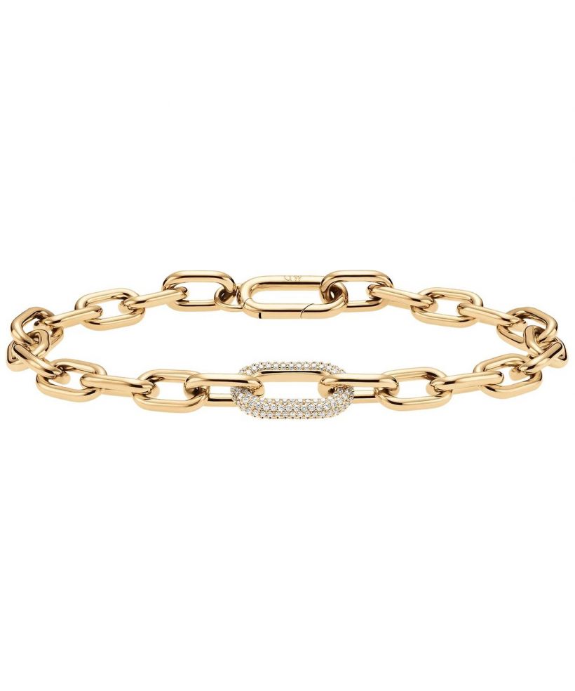 Гривна Daniel Wellington Crystal Link Gold