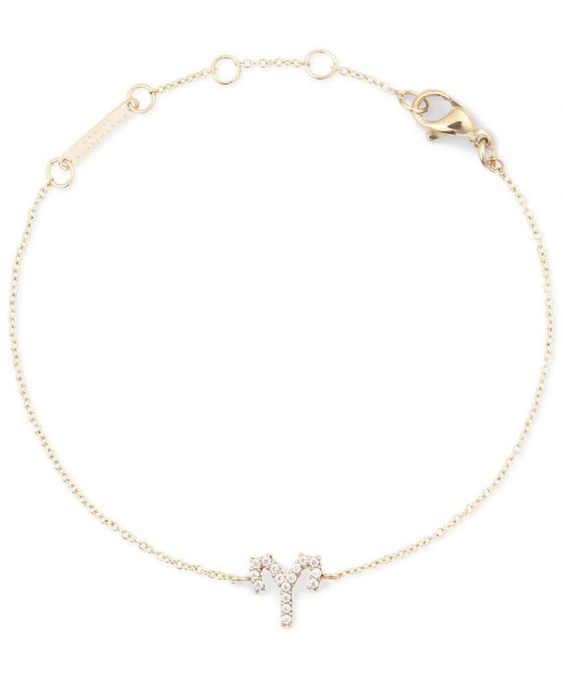 Гривна Daniel Wellington Crystal Zodiac Chain Gold Aries