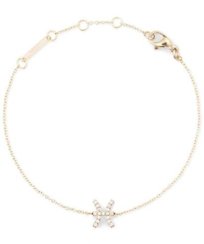 Гривна Daniel Wellington Crystal Zodiac Chain Gold Pisces