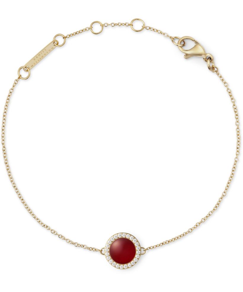 Гривна Daniel Wellington Audrey Red Agathe Gold