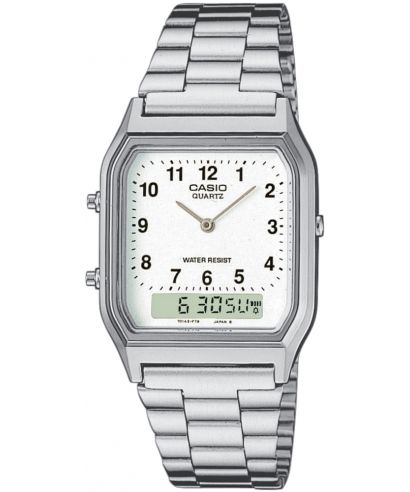 Часовник Мъжки Casio Vintage Midi бял