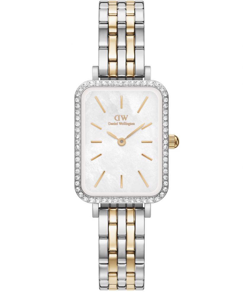 Часовник Дамски Daniel Wellington Quadro Lumine Bezel 5-Link Two-Tone 40