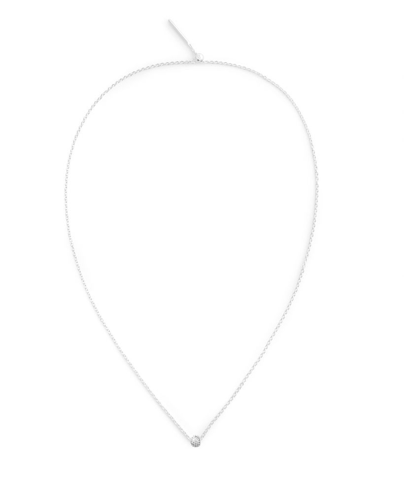Висулка Daniel Wellington Pavé Orb White Crystal Charm Silver