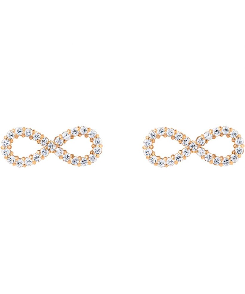 Обеци Daniel Wellington Mirelle Infinity Rose Gold