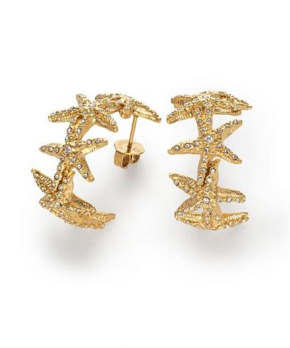 Обеци Paul Hewitt Sea Star Creole Earings Gold