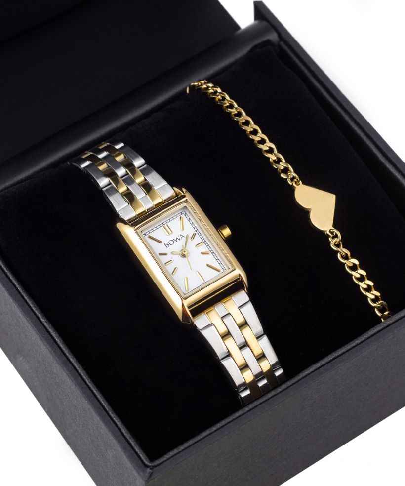 Часовник Дамски BOWA Paris White Silver-Gold Steel 20 Gift Set