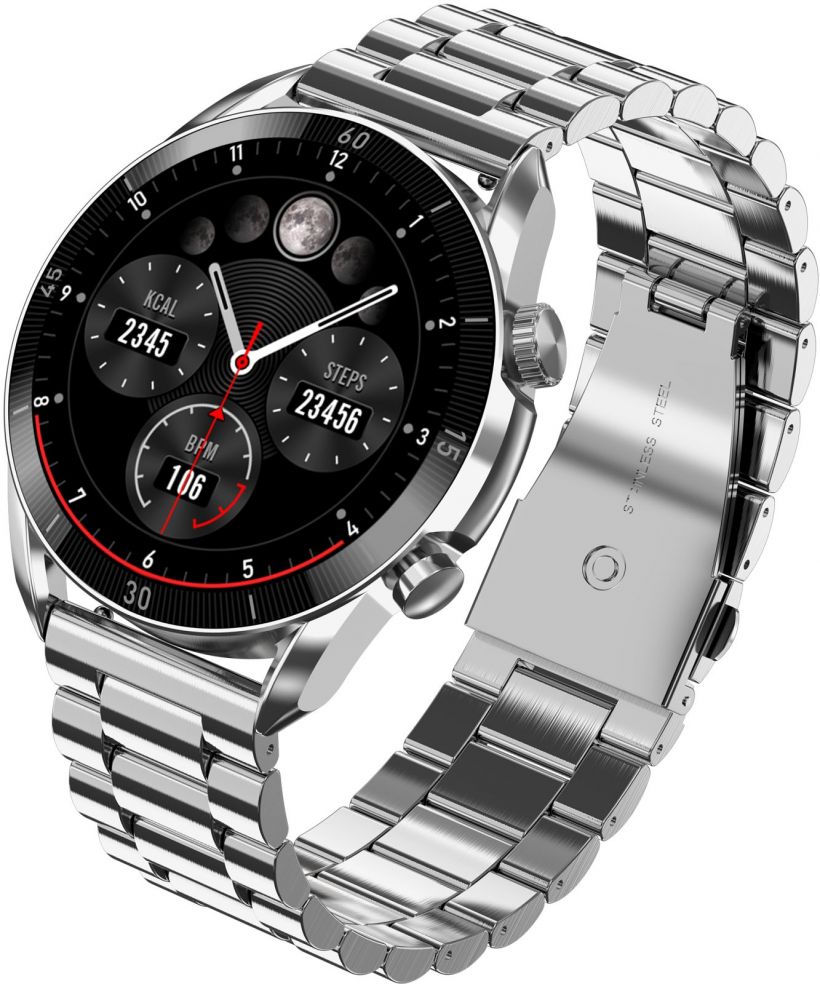 Смартчасовник Мъжки Garett V10 Silver Steel