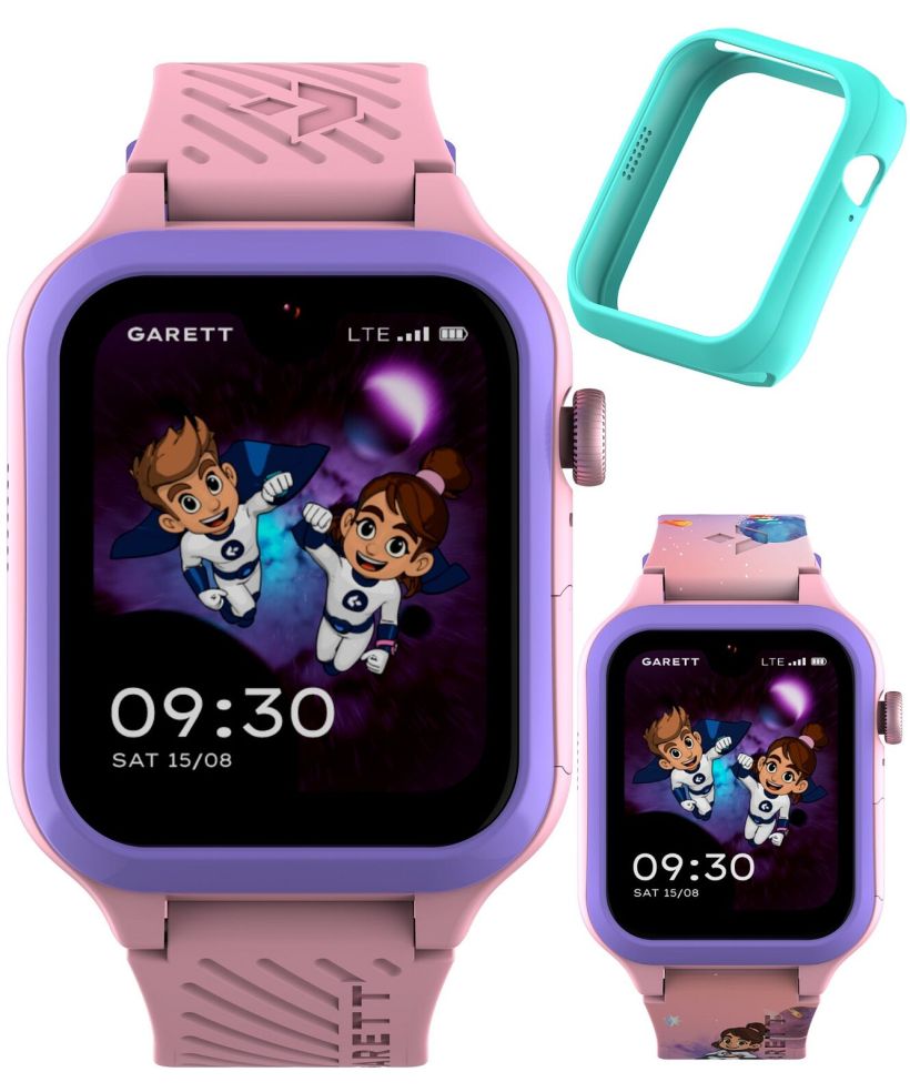 Смартчасовник Детски Garett Kids Essa Go 2 AI 4G Розов