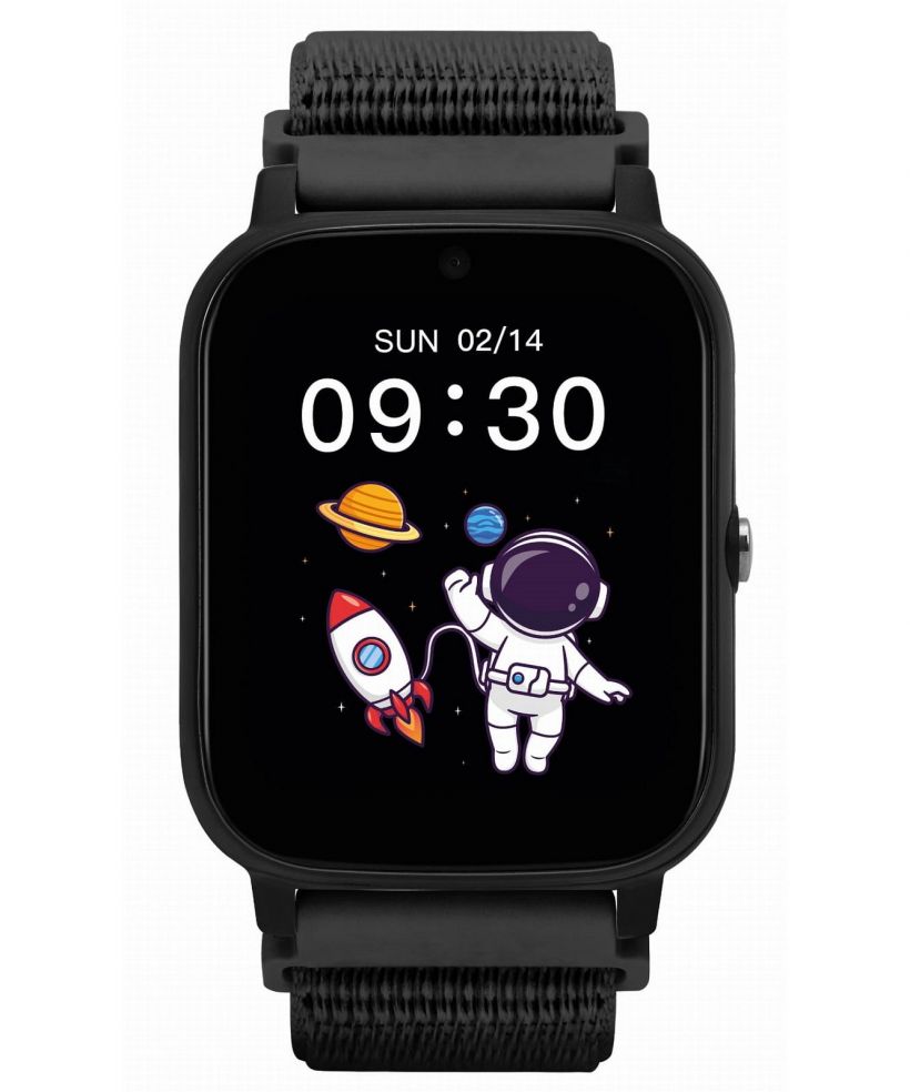 Смартчасовник Детски Garett Kids Tech 4G Черно Velcro