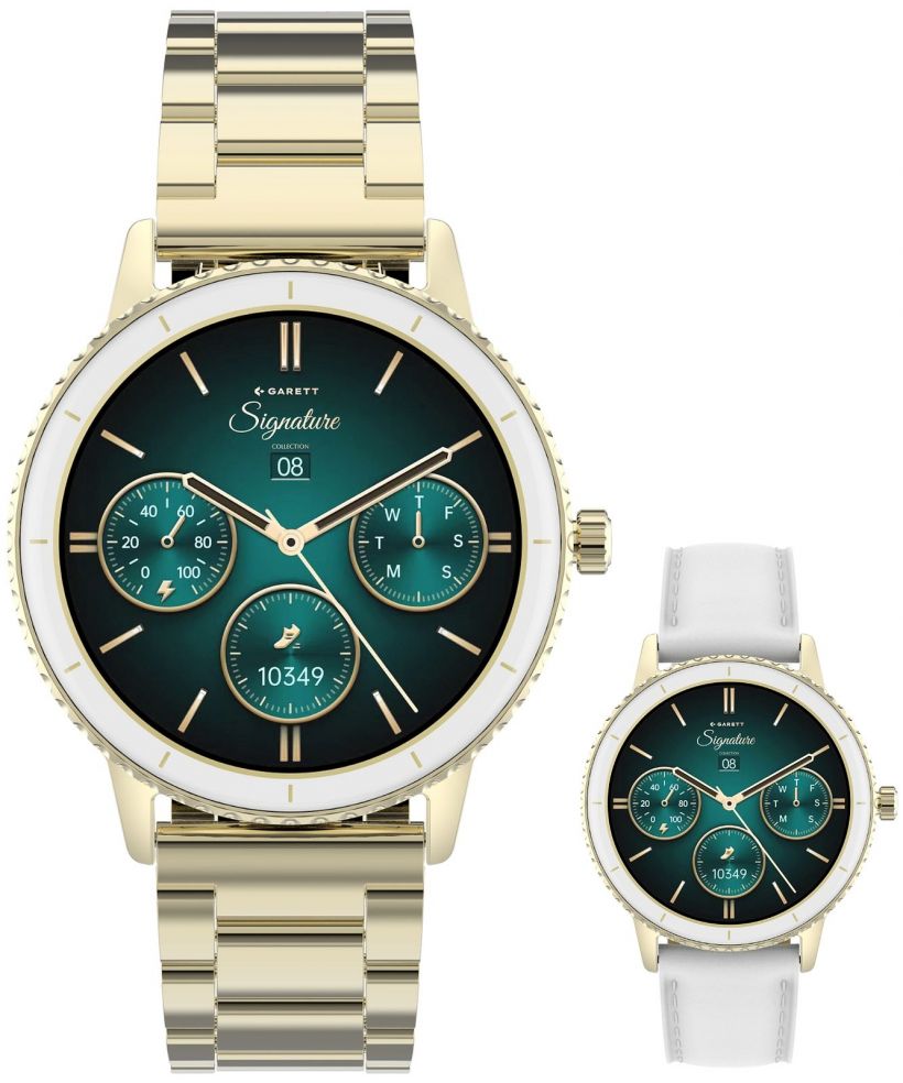 Смартчасовник Дамски Garett Signature Grace Gold Solid SET