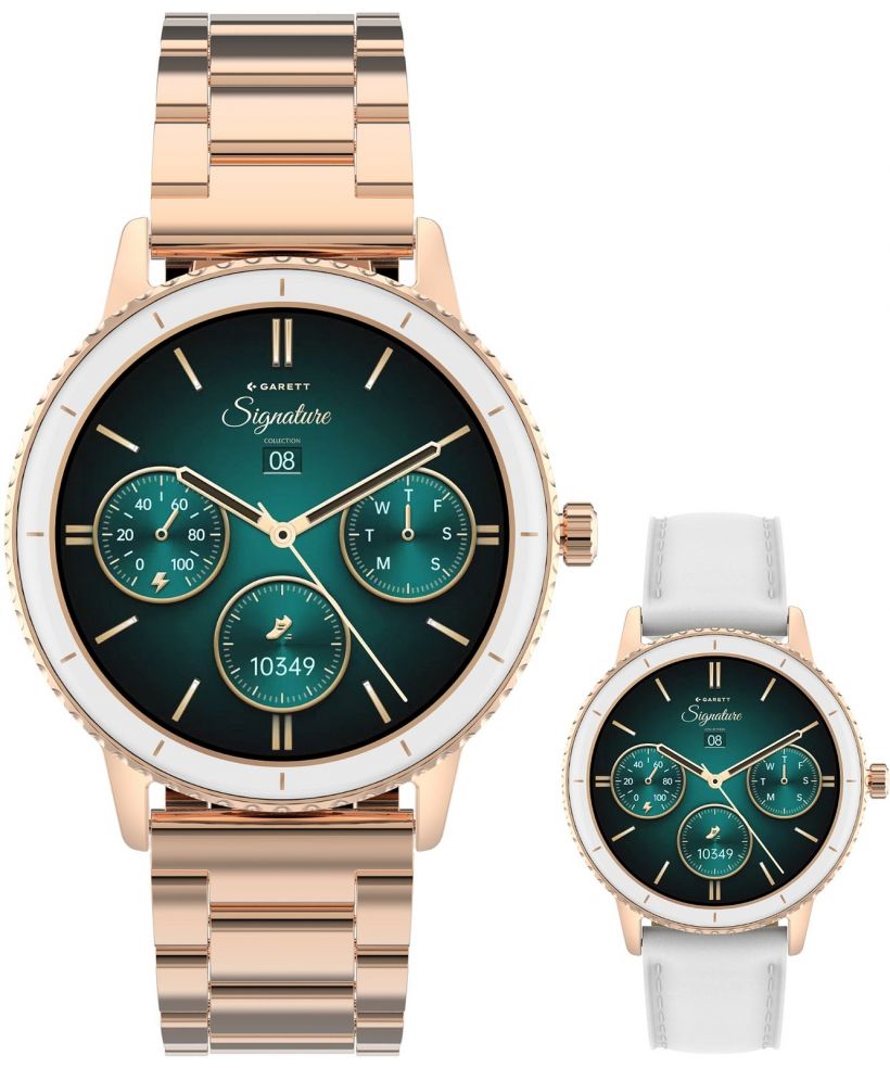 Смартчасовник Дамски Garett Signature Grace Rose Gold Solid SET