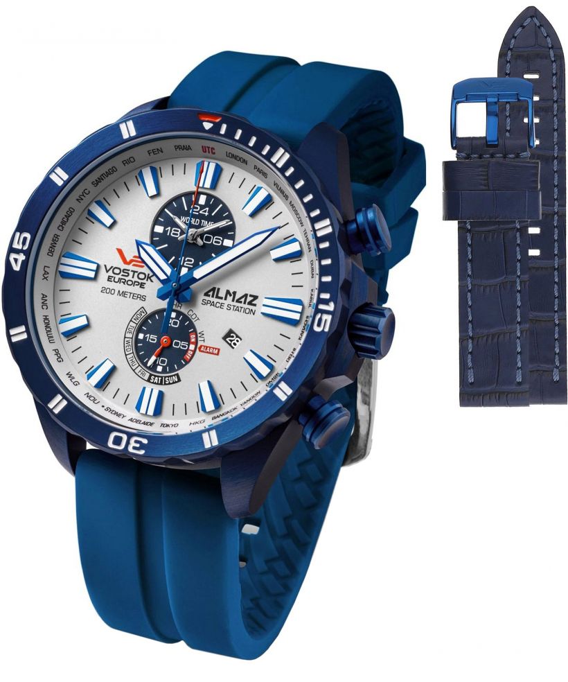 Часовник Мъжки Vostok Europe Almaz Space Station Limited Edition + каишка Vostok