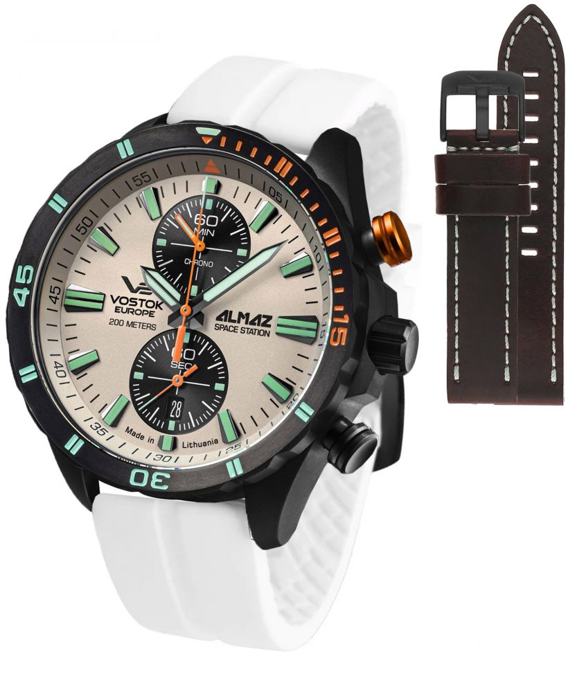 Часовник Мъжки Vostok Europe Almaz Chrono Limited Edition + каишки Vostok
