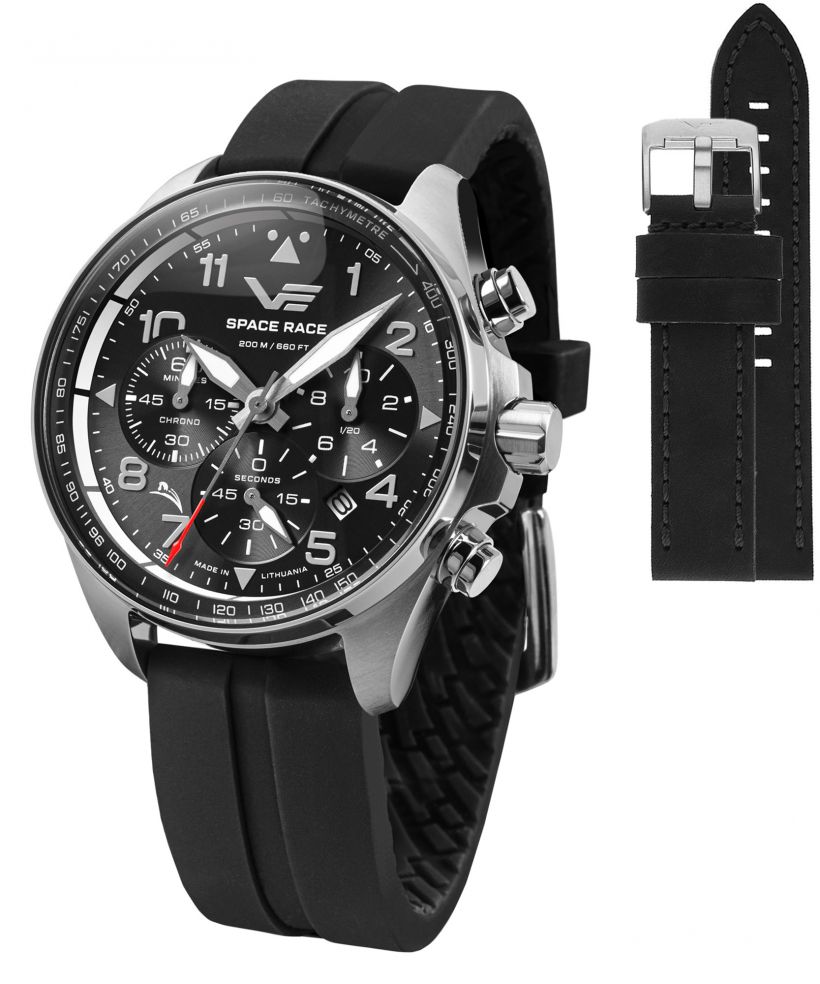 Часовник Мъжки Vostok Europe Space Race Chrono Limited Edition + каишка Vostok