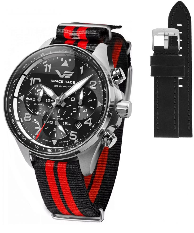 Часовник Мъжки Vostok Europe Space Race Chrono Limited Edition + каишка Vostok