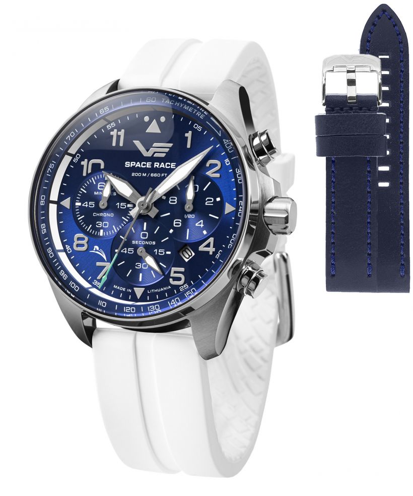 Часовник Мъжки Vostok Europe Space Race Chrono Limited Edition + каишка Vostok