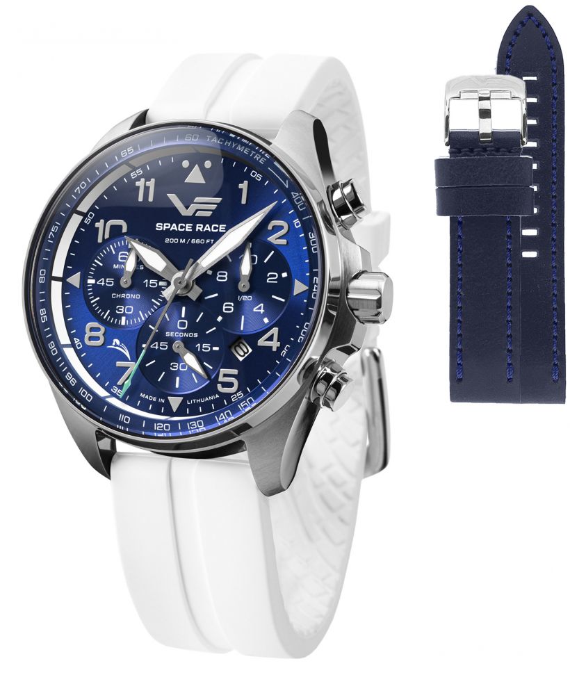 Часовник Мъжки Vostok Europe Space Race Chrono Limited Edition + каишка Vostok