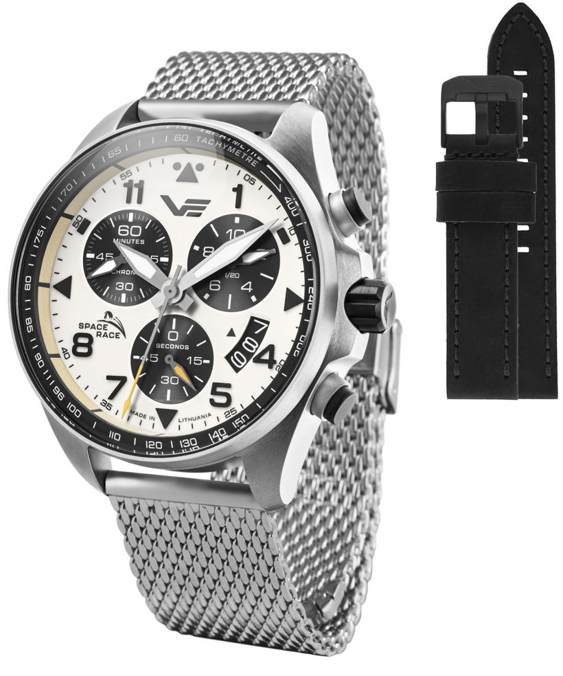 Часовник Мъжки Vostok Europe Space Race Chrono Limited Edition + каишка Vostok