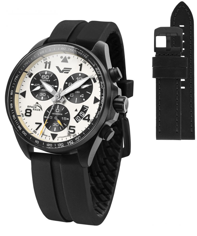 Часовник Мъжки Vostok Europe Space Race Chrono Limited Edition + каишка Vostok
