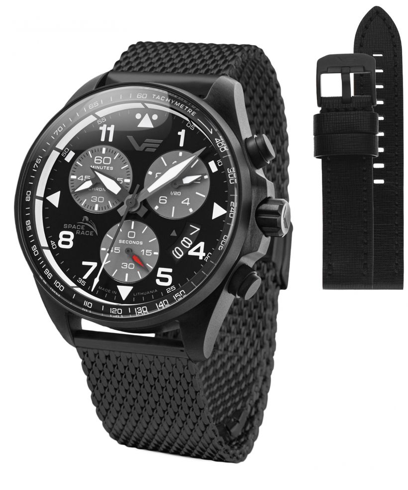 Часовник Мъжки Vostok Europe Space Race Chrono Limited Edition + каишка Vostok