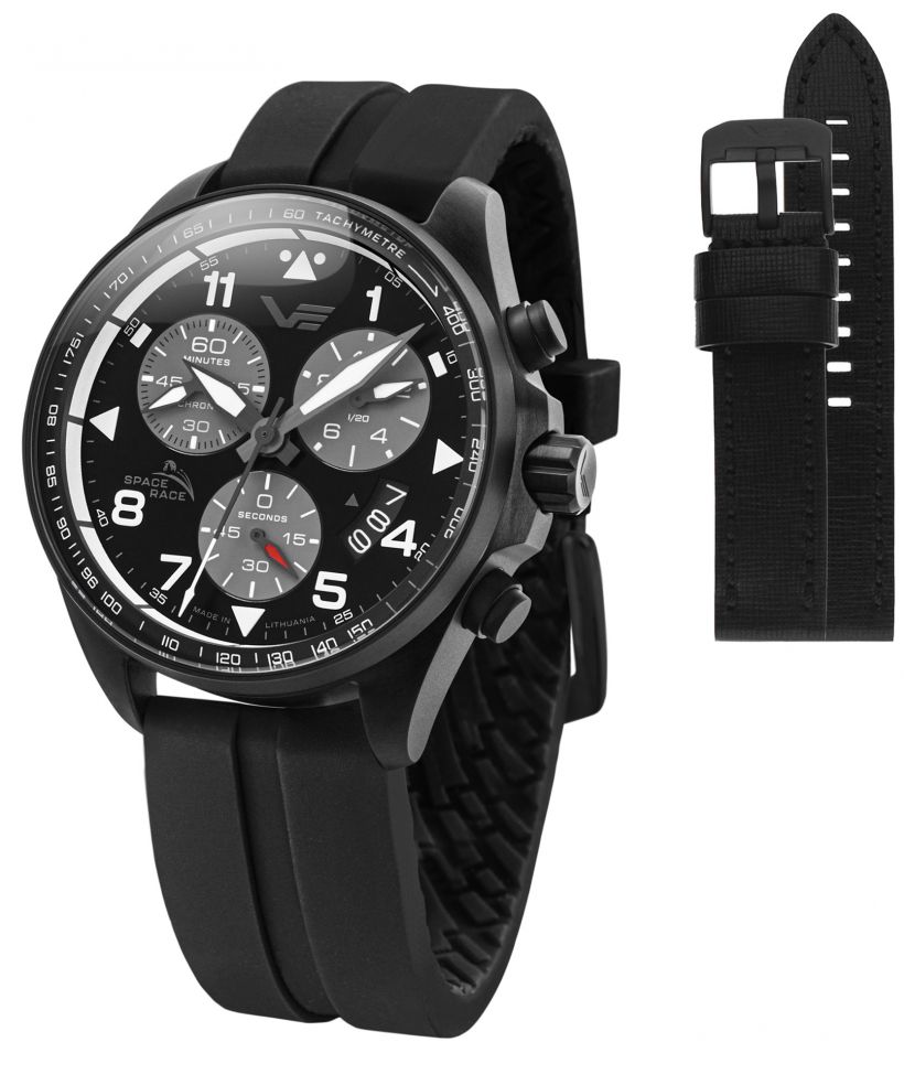 Часовник Мъжки Vostok Europe Space Race Chrono Limited Edition + каишка Vostok