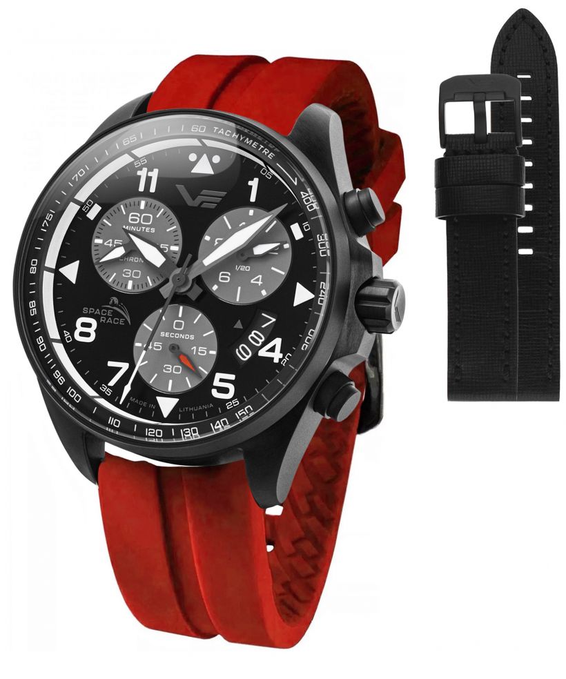 Часовник Мъжки Vostok Europe Space Race Chrono Limited Edition + каишка Vostok
