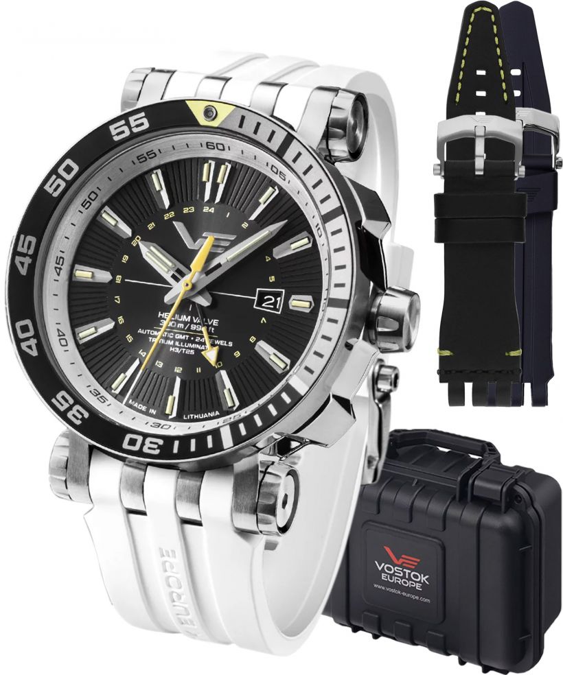 Часовник Мъжки Vostok Europe Energia GMT Limited Edition + 2 каишки Vostok