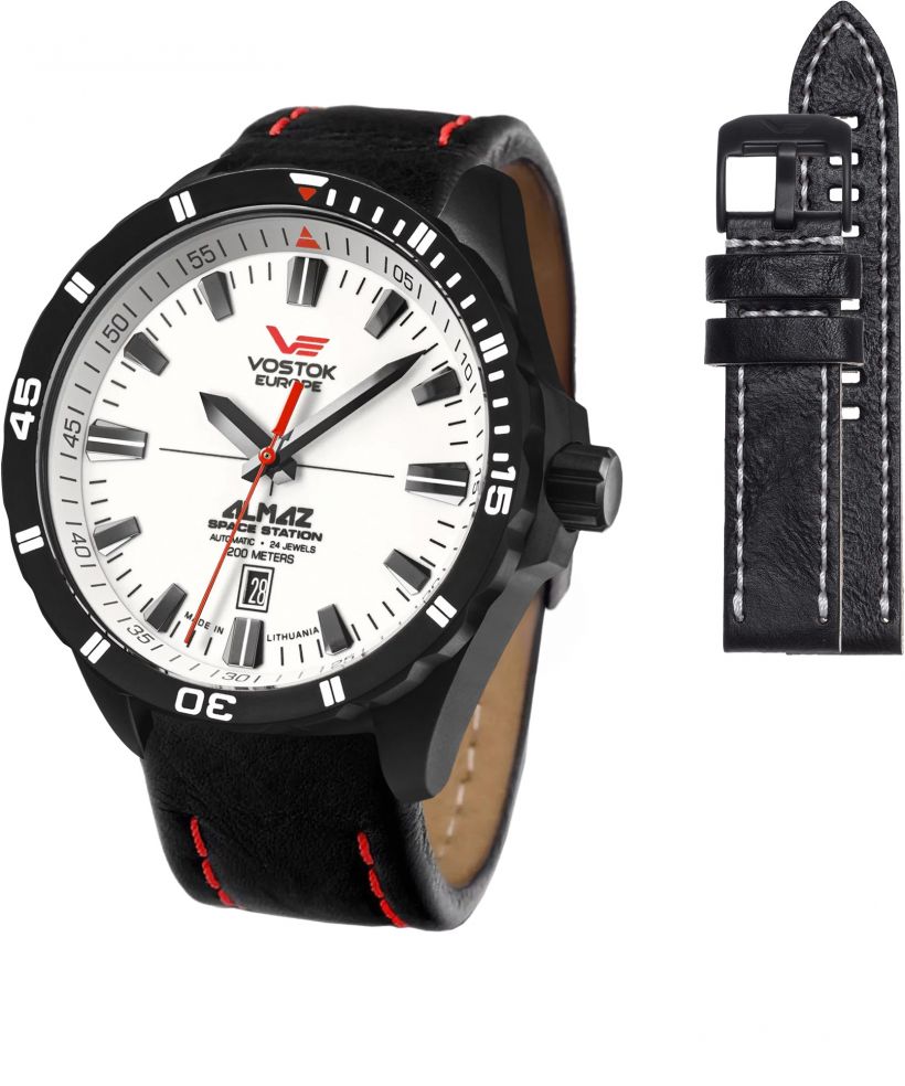 Часовник Мъжки Vostok Europe Almaz Space Station Limited Edition + каишка Vostok