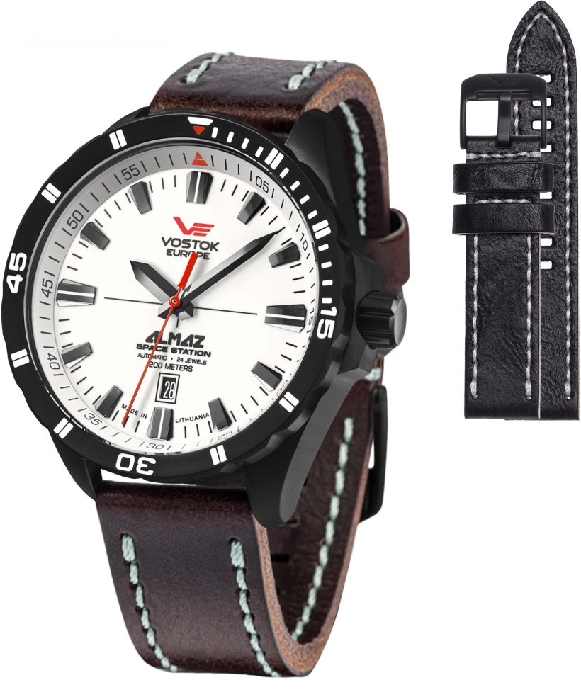 Часовник Мъжки Vostok Europe Almaz Space Station Limited Edition + каишка Vostok