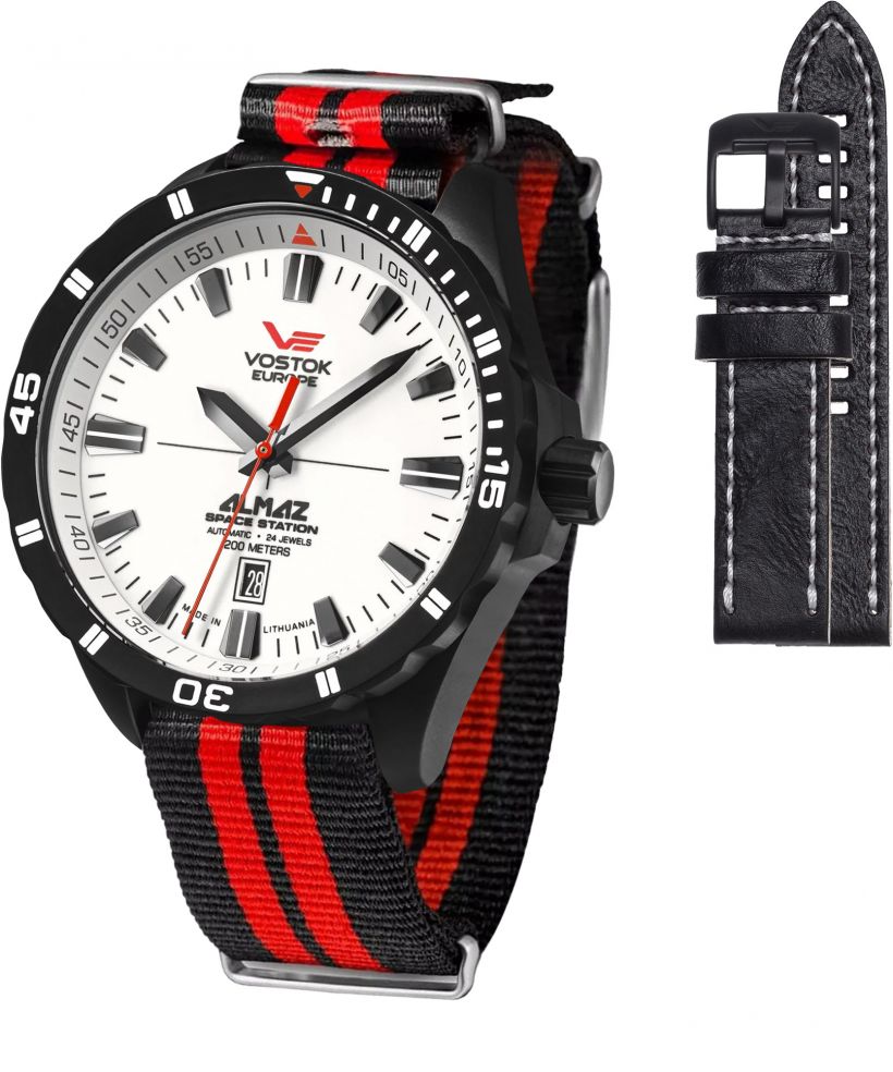 Часовник Мъжки Vostok Europe Almaz Space Station Limited Edition + каишка Vostok