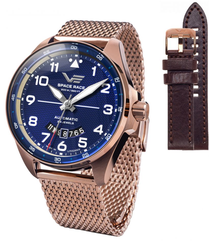 Часовник Мъжки Vostok Europe Space Race Automatic Limited Edition + каишка Vostok