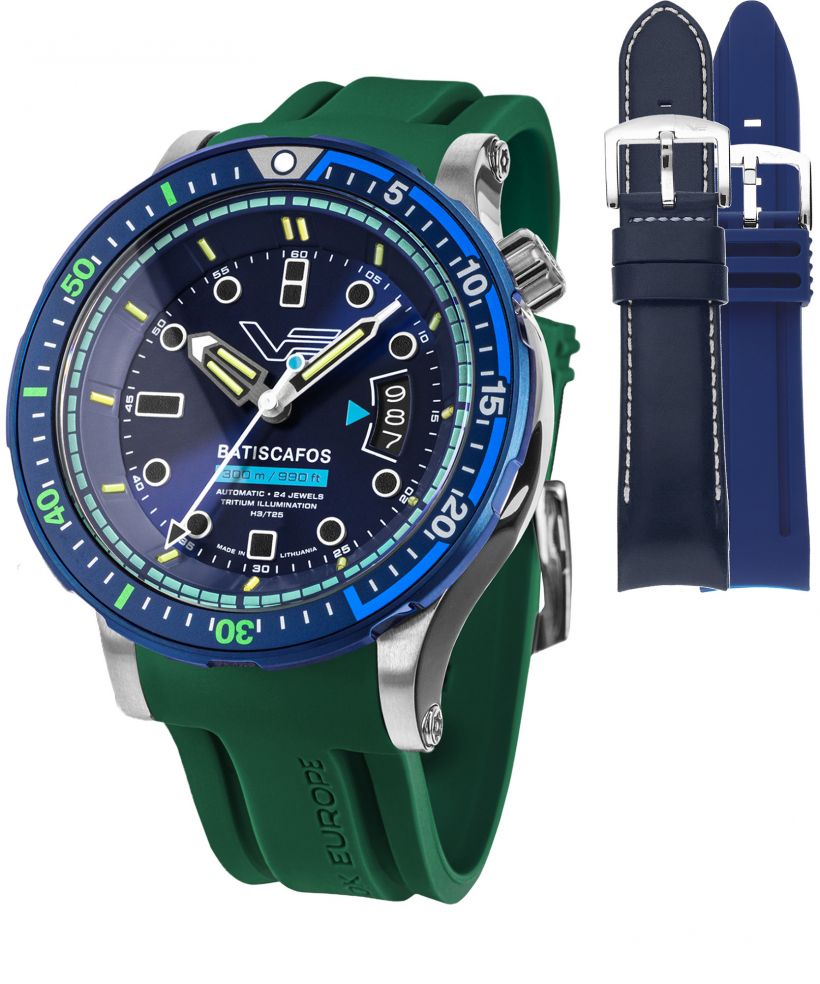 Часовник Мъжки Vostok Europe Batiscafos SET + 2 каишки Vostok