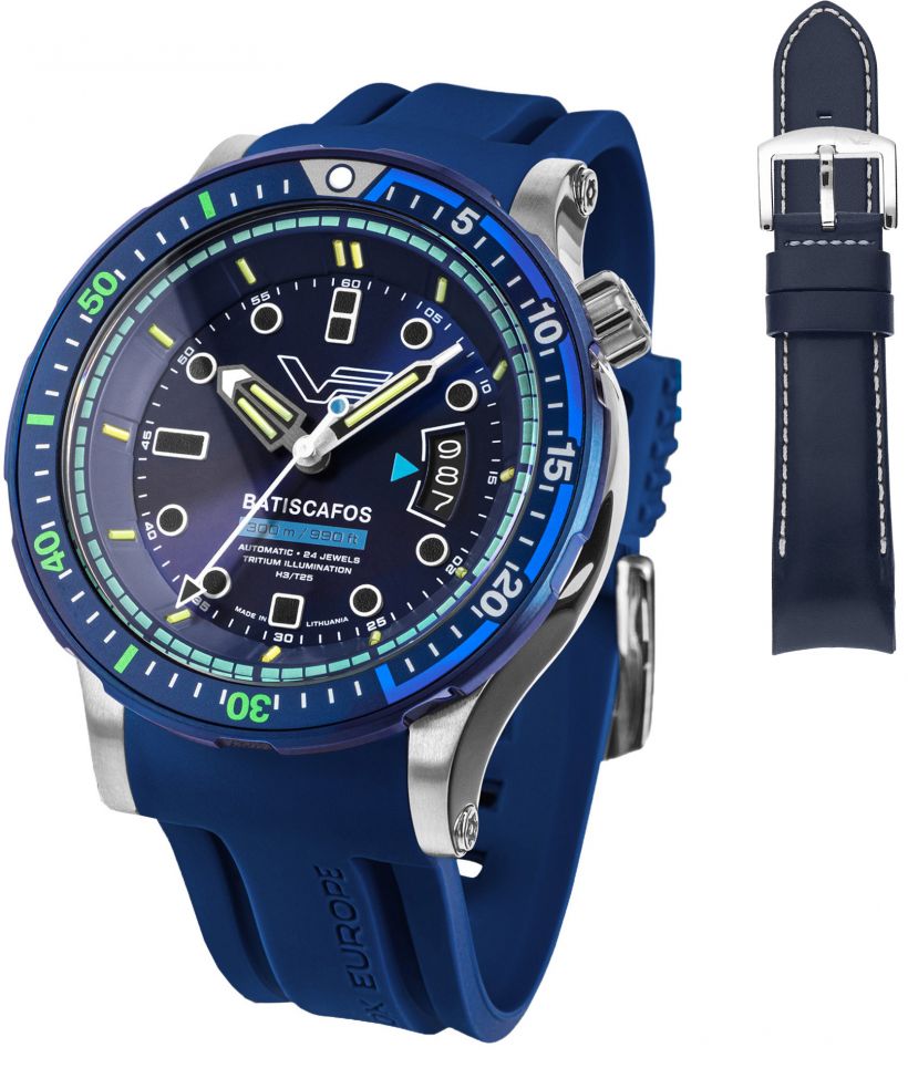 Часовник Мъжки Vostok Europe Batiscafos SET + каишка Vostok