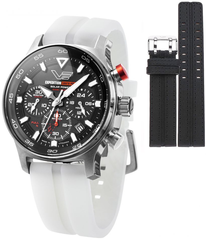 Часовник Мъжки Vostok Europe Expedition South Pole Solar Chronograph SET + каишка Vostok