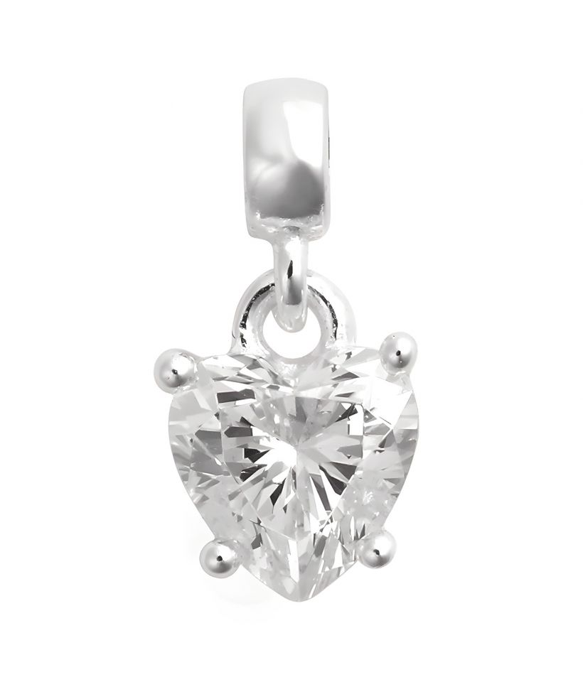 Висулка Daniel Wellington Heart White Crystal Charm