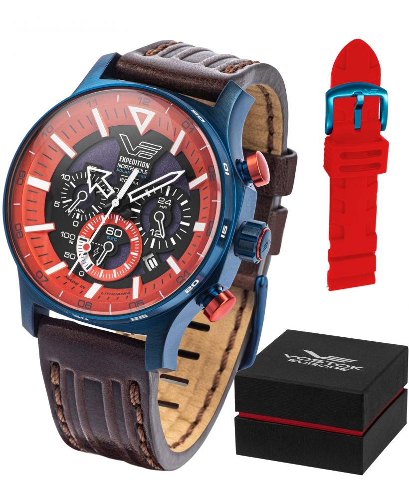 Часовник Мъжки Vostok Europe Expedition North Pole Polar Sunrise Solar Power Limited Edition SET