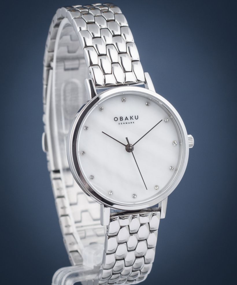 Часовник Дамски Obaku Brink Lille Perlemor Brace