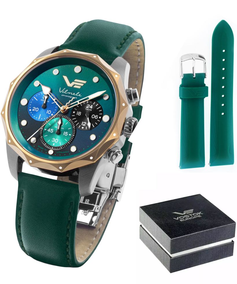 Часовник Дамски Vostok Europe Vilnele Chronograph Limited Edition SET