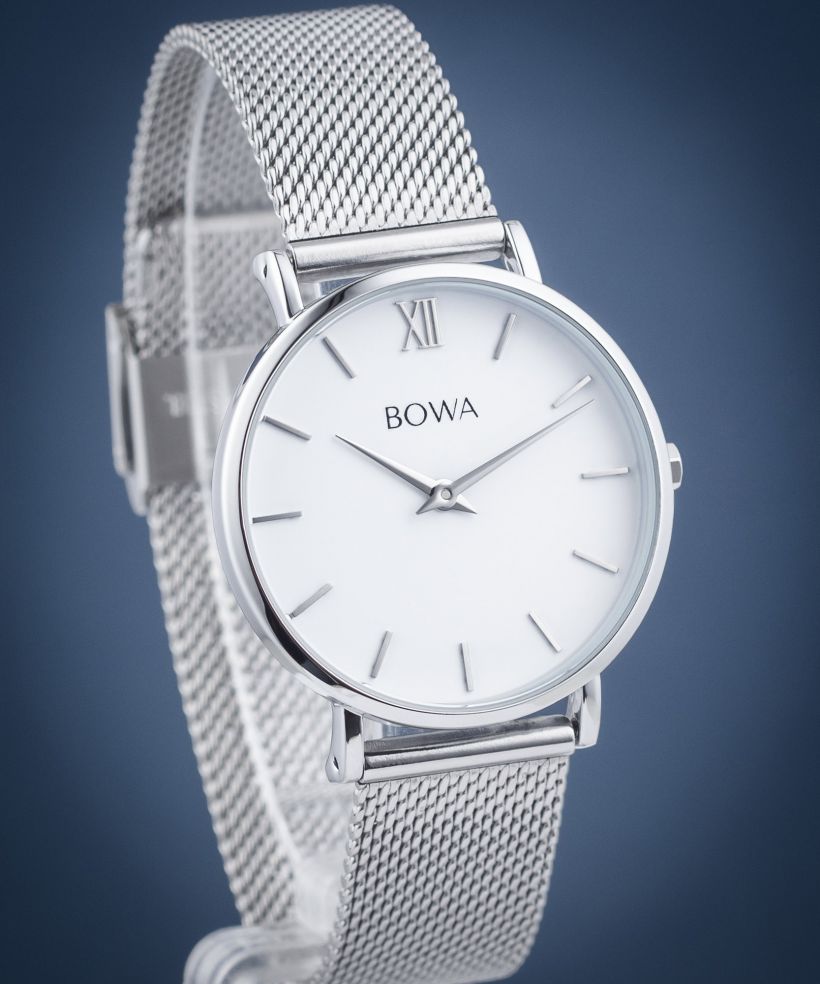 Часовник Дамски BOWA London White Silver 33